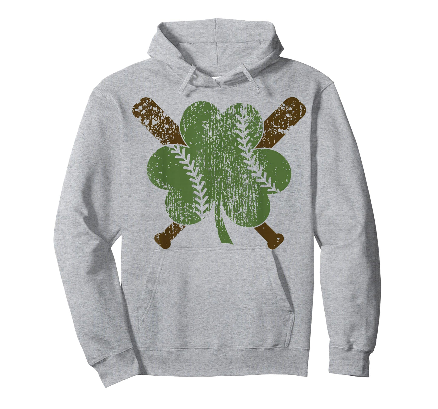 Baseball St Patricks Day Boys Girls Men Women Shamrock Green T-Shirt