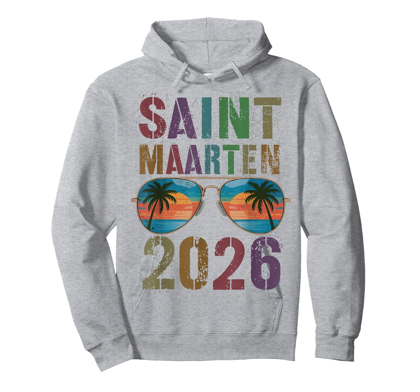 Retro Saint Maarten 2026 Vacay Travel Vacation Matching Trip T-Shirt