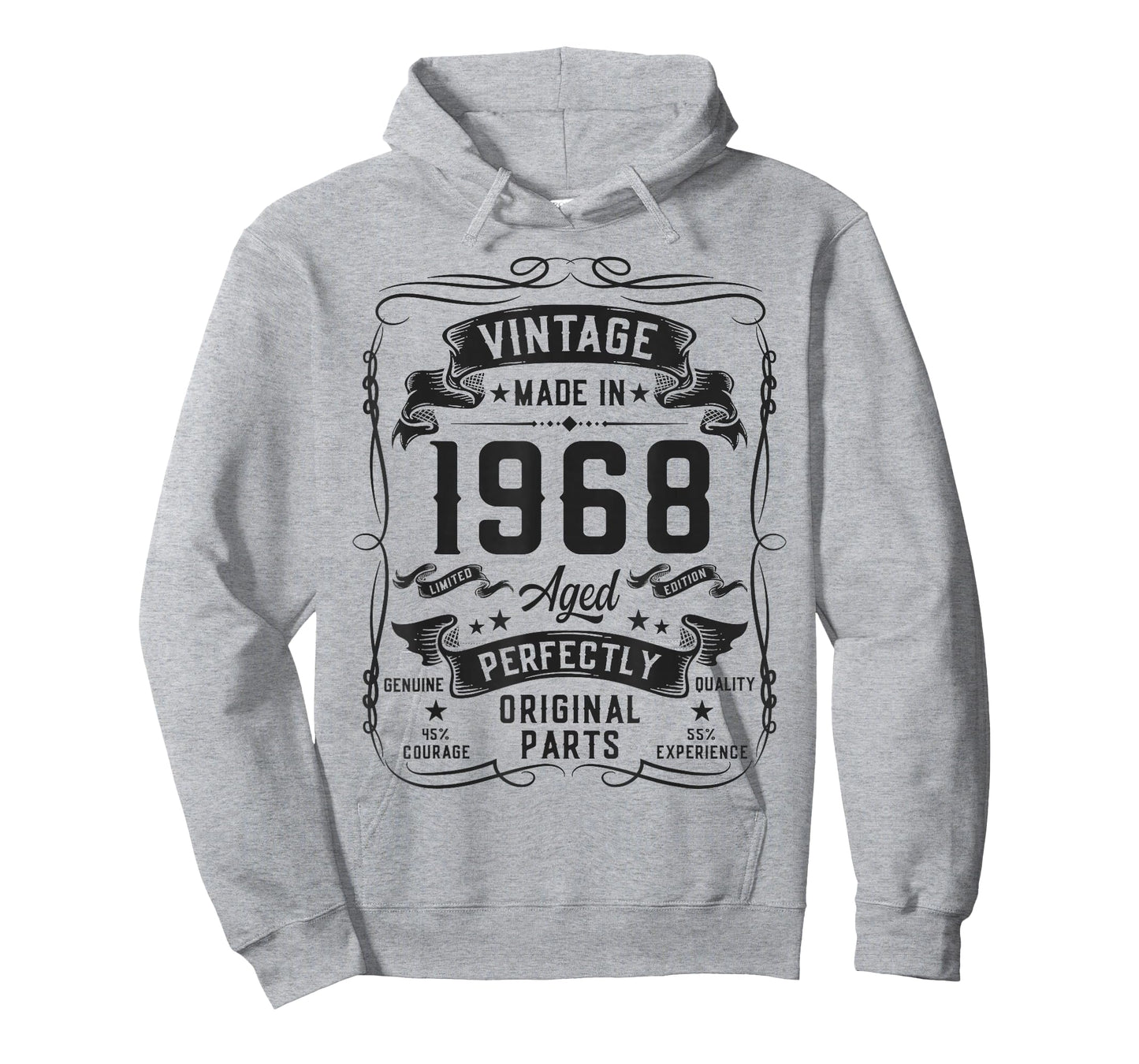 Vintage 1968 58yr 58th Birthday Gifts for Men 58 Years Old T-Shirt