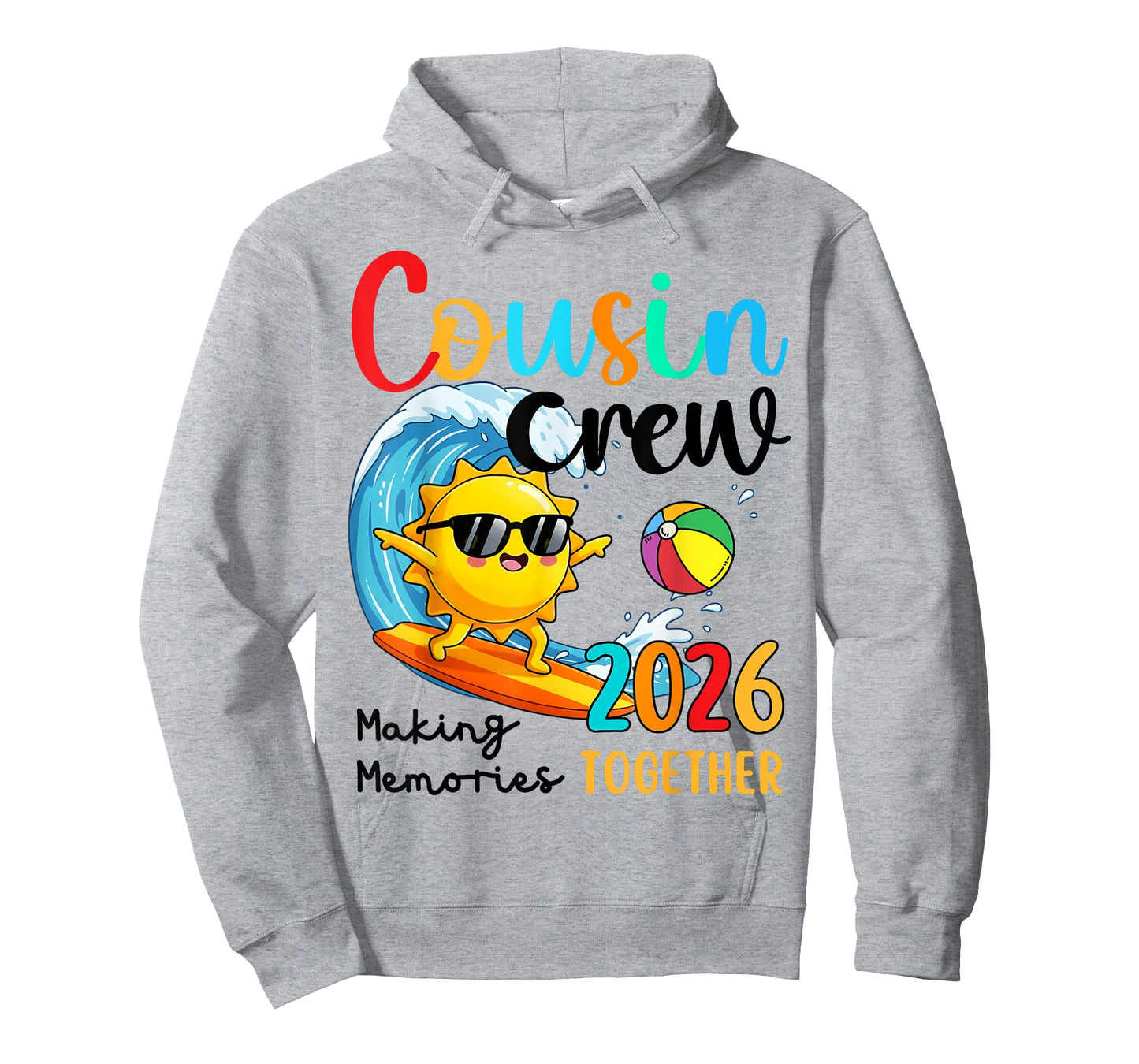 Cousin Crew 2026 Summer Vacation Beach Family Kids Matching T-Shirt
