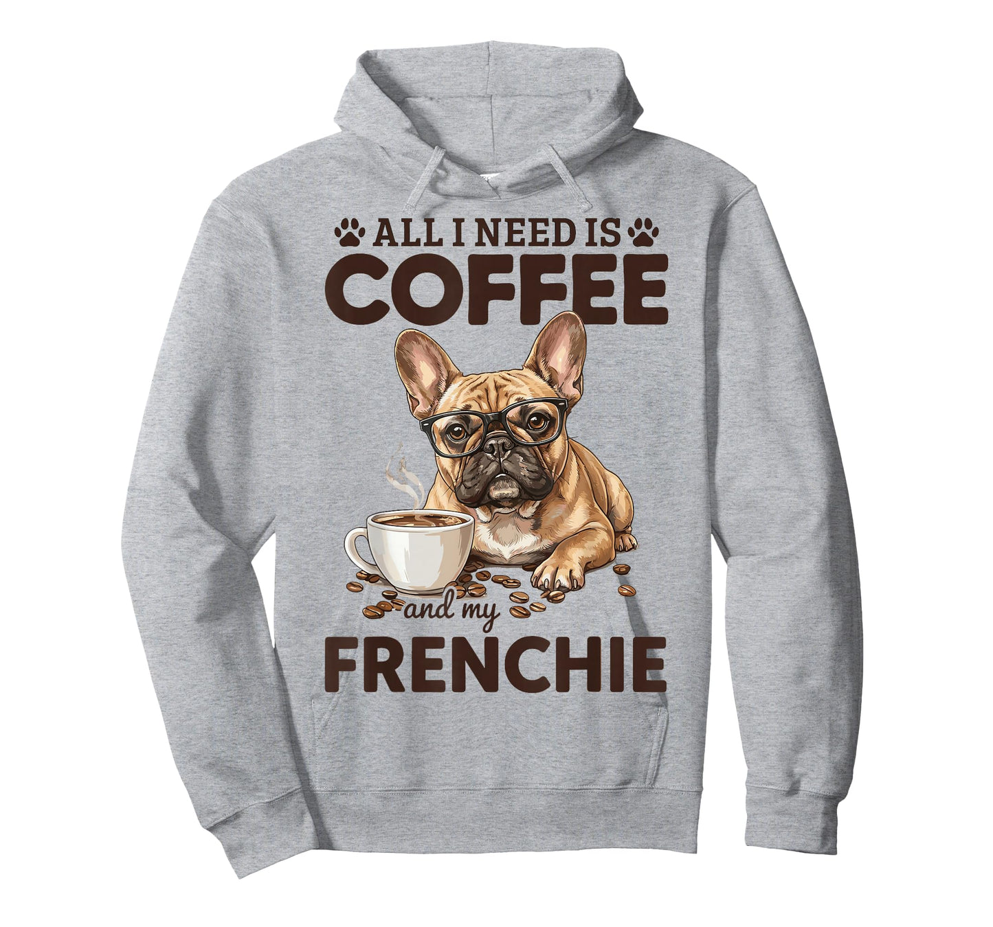 French Bulldog Coffee Frenchie Dog T-Shirt