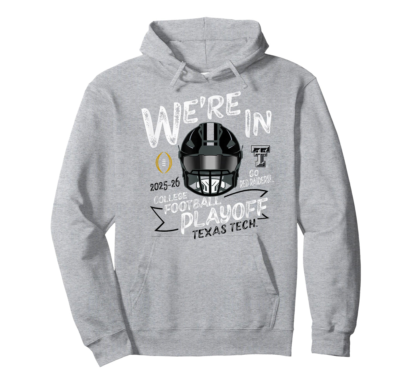 Texas Tech Red Raiders College Football Playoff 2025-26 Red T-Shirt