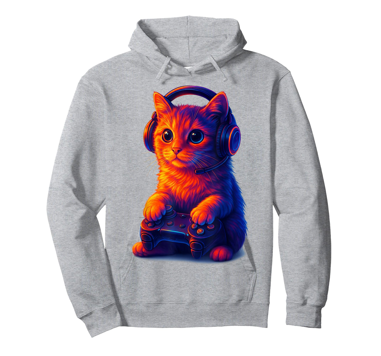 Gamer Cat Video Games Boys Teen Men Girls Funny Gift Gaming T-Shirt