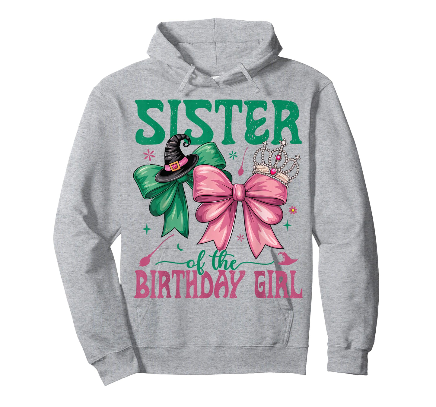 Sister of The Birthday Girl Matching Witch Family Bday Part T-Shirt