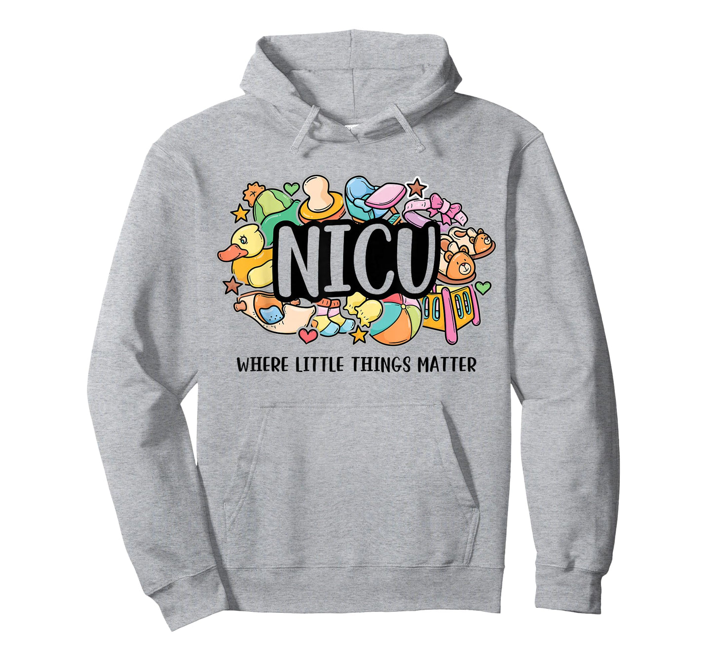NICU Where Little Things Matter Nurse Gift Neonatal Nursing T-Shirt