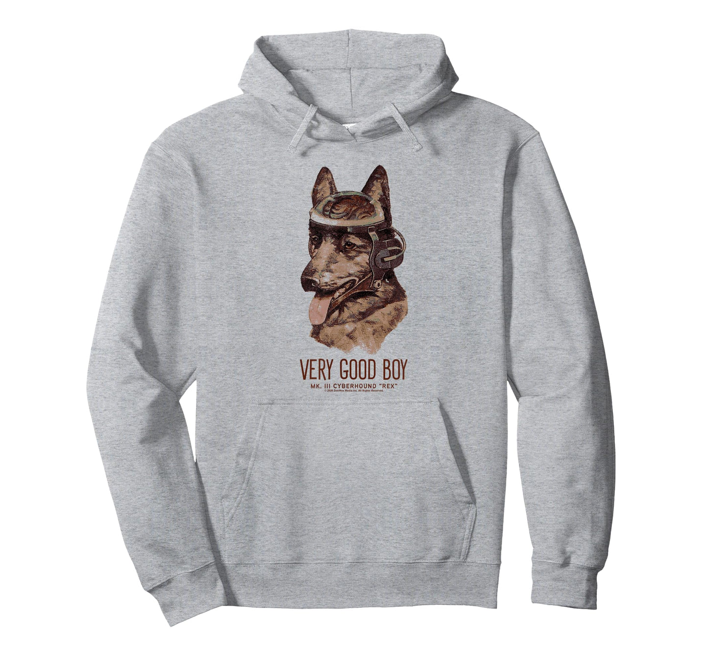 Fallout Retro Very Good Boy Cyberhound Rex Dog Video Game T-Shirt