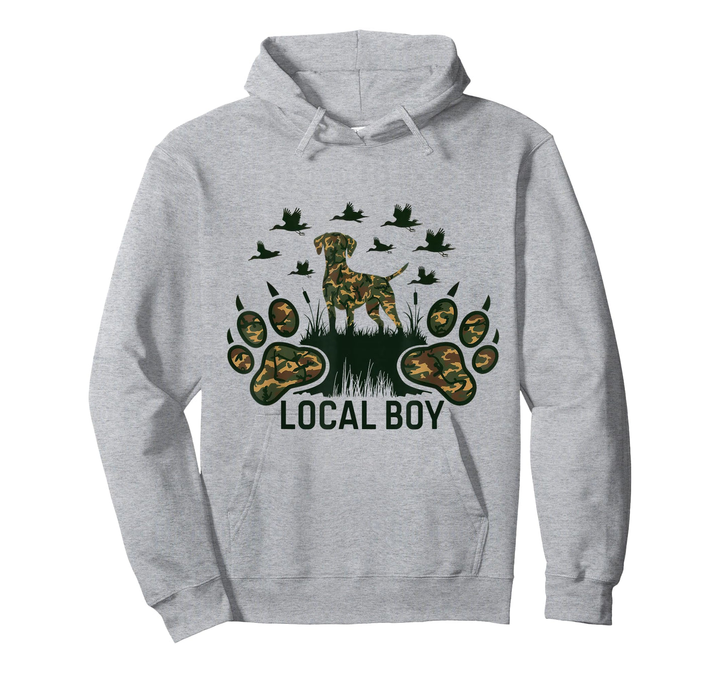 Local Boy German Shorthaired Pointer Dog Duck Hunting T-Shirt