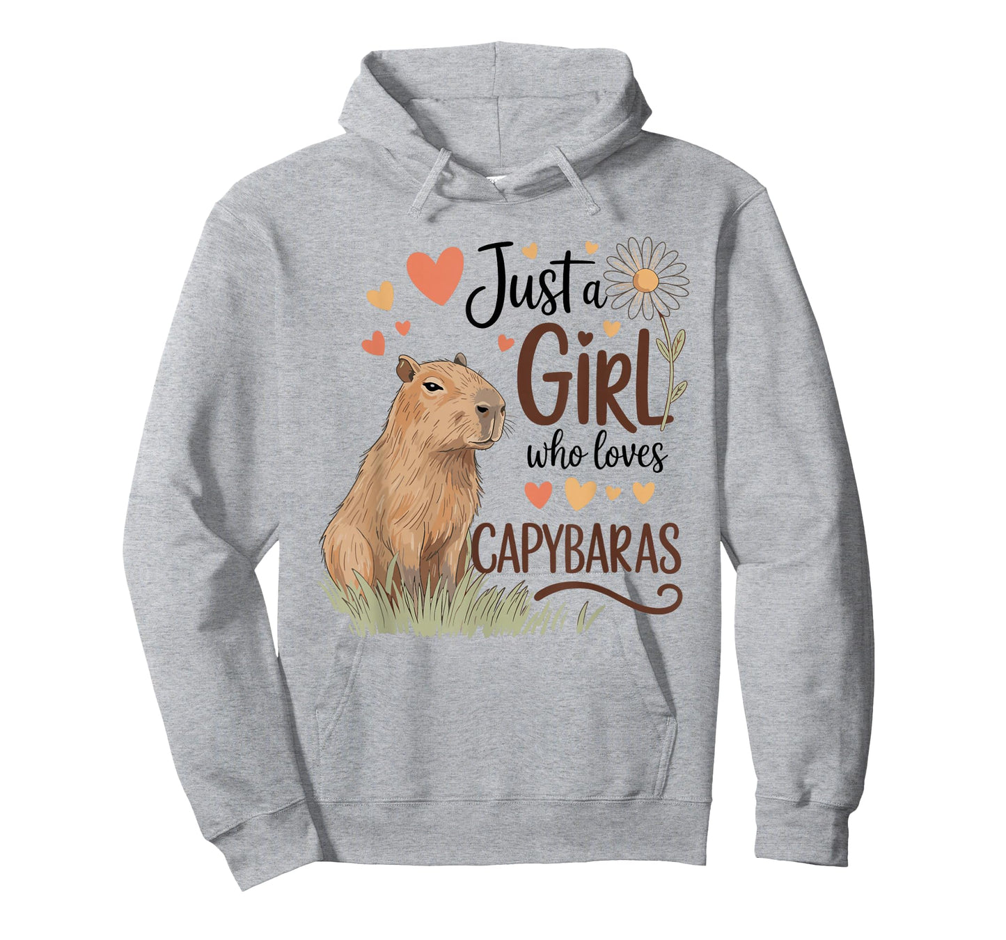 Just a Girl Who Loves Capybaras Cute Animal Pet Rodent Lover T-Shirt