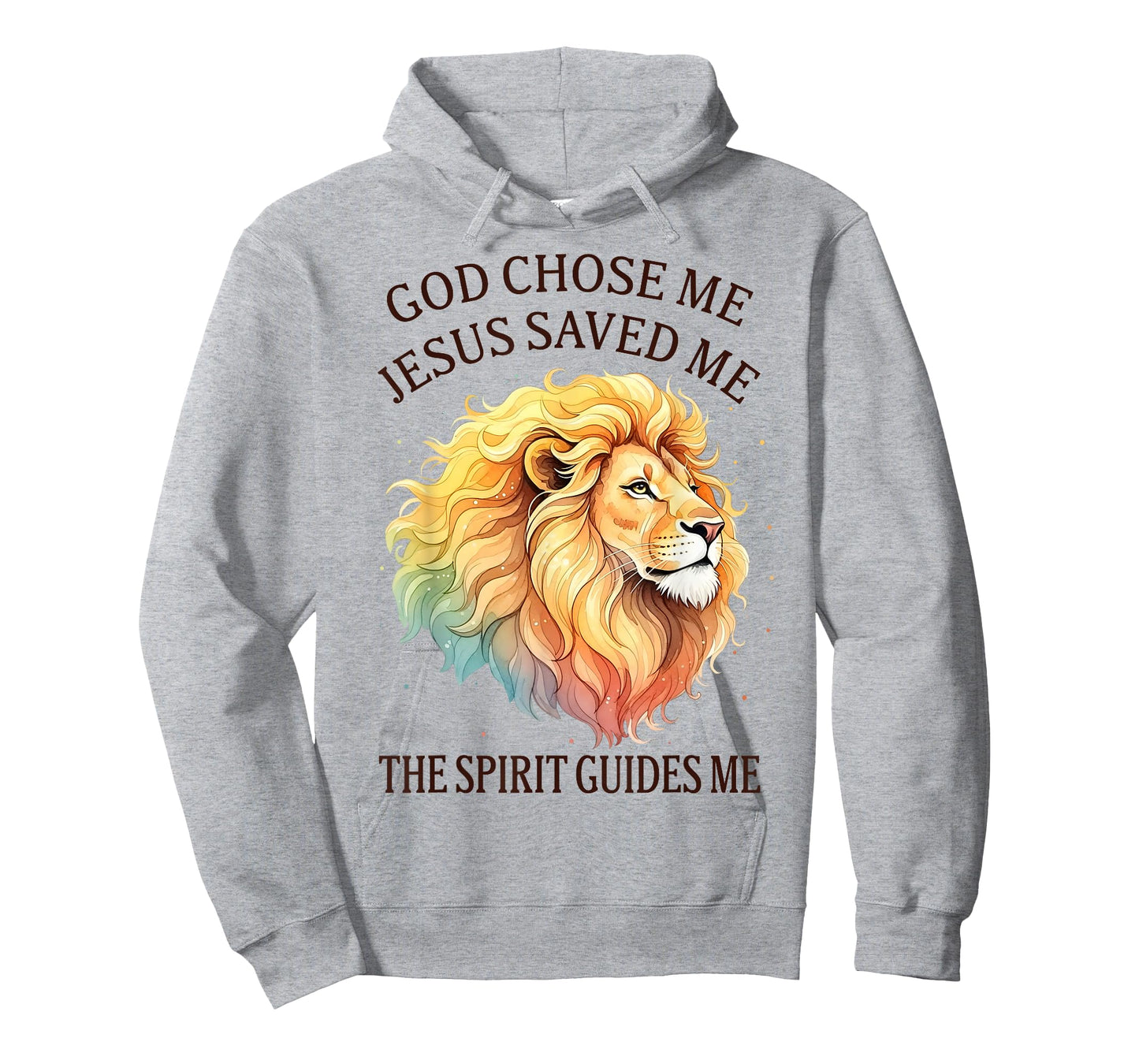 Christian Faith Jesus Lion God Chose Me Jesus Saved Me T-Shirt