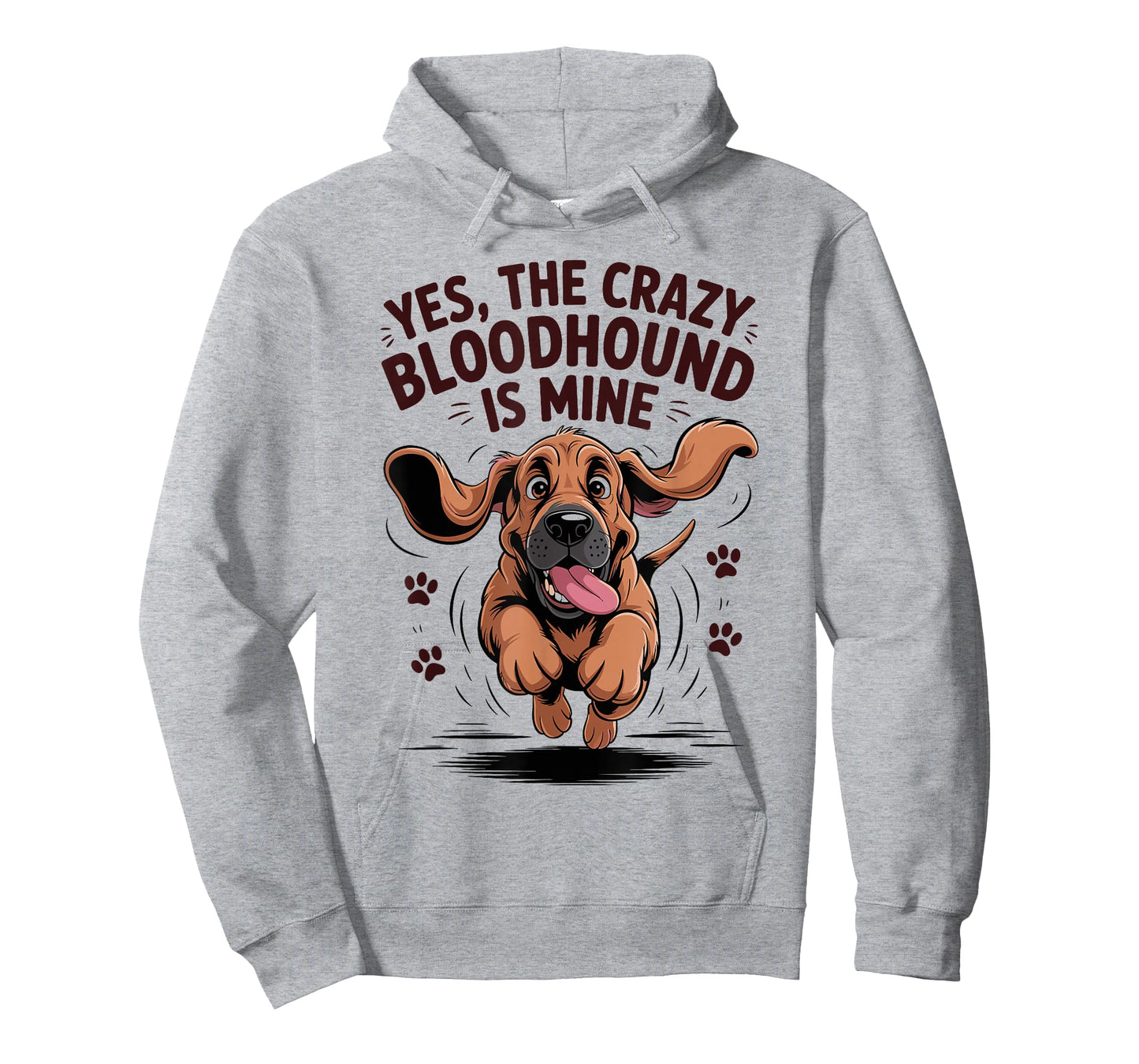 Bloodhound Breed Cute Pet Dog Lover Cartoon Funny Bloodhound T-Shirt