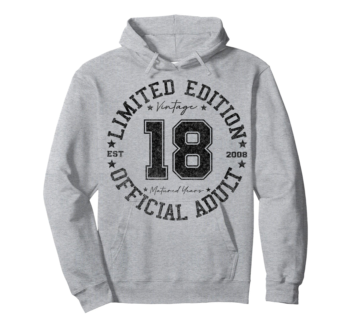 Official Adult 18 Year Old Gifts Vintage 2008 Boy Girl T-Shirt