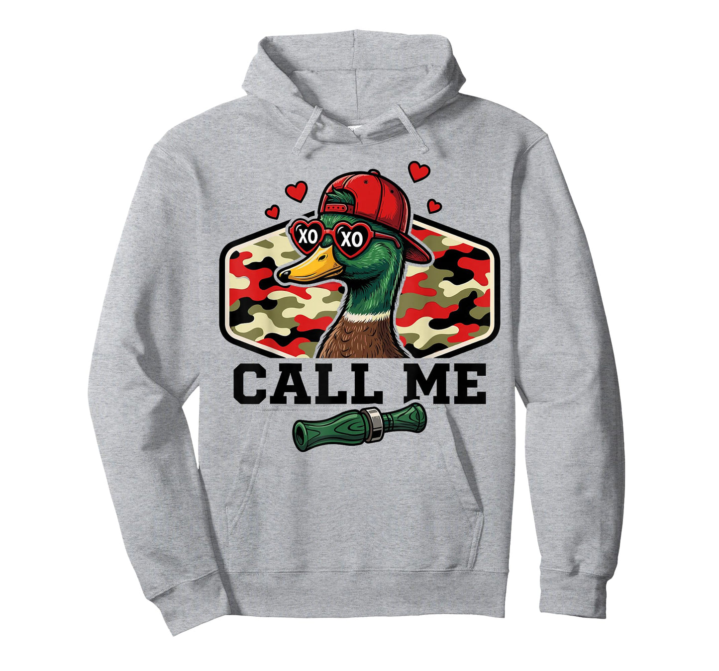 Call Me Mallard Duck Hunting Valentines Day Hunting Season T-Shirt