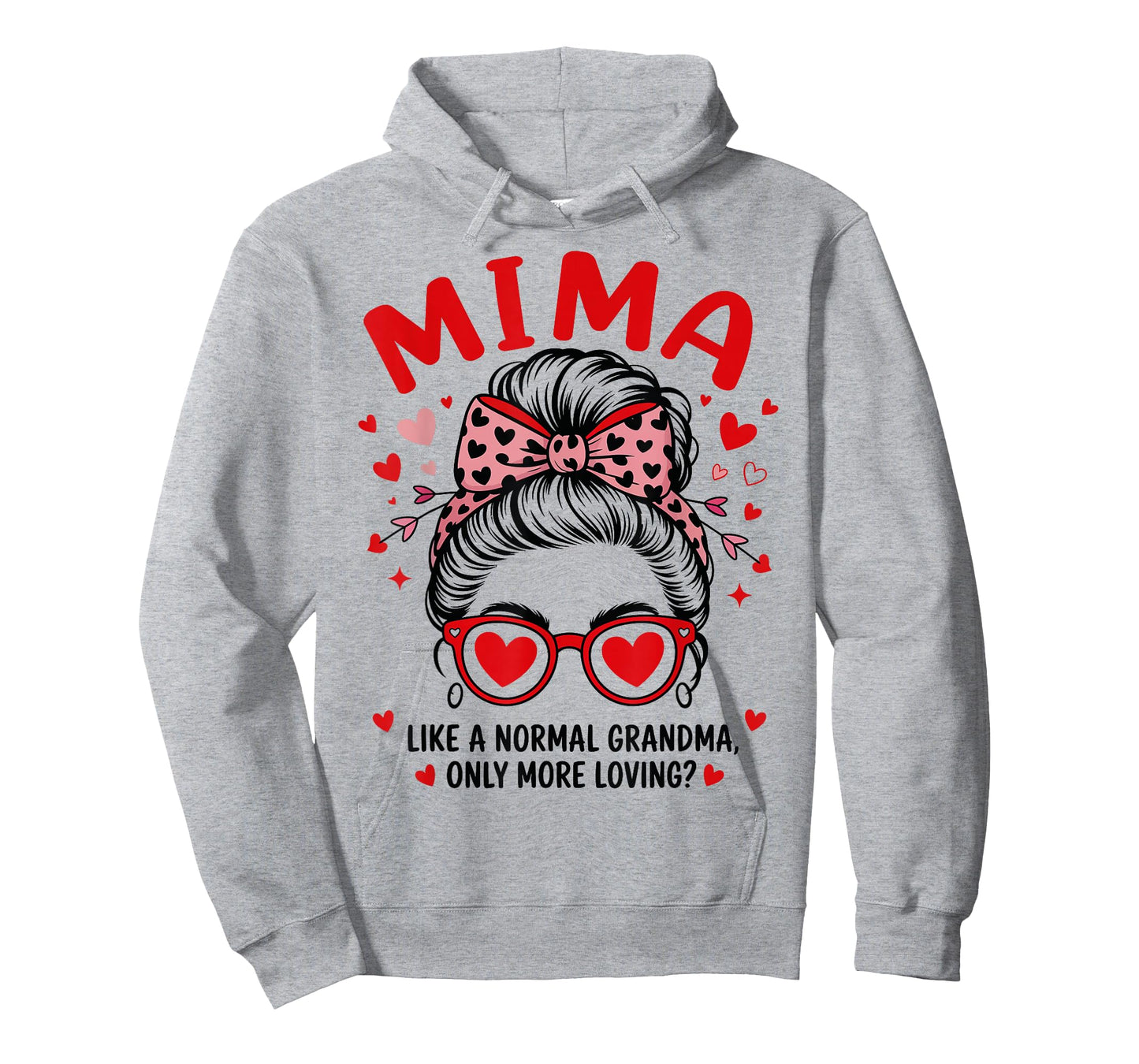 MIMA Valentine Quote for Loving Grandma with Cute Bow T-Shirt