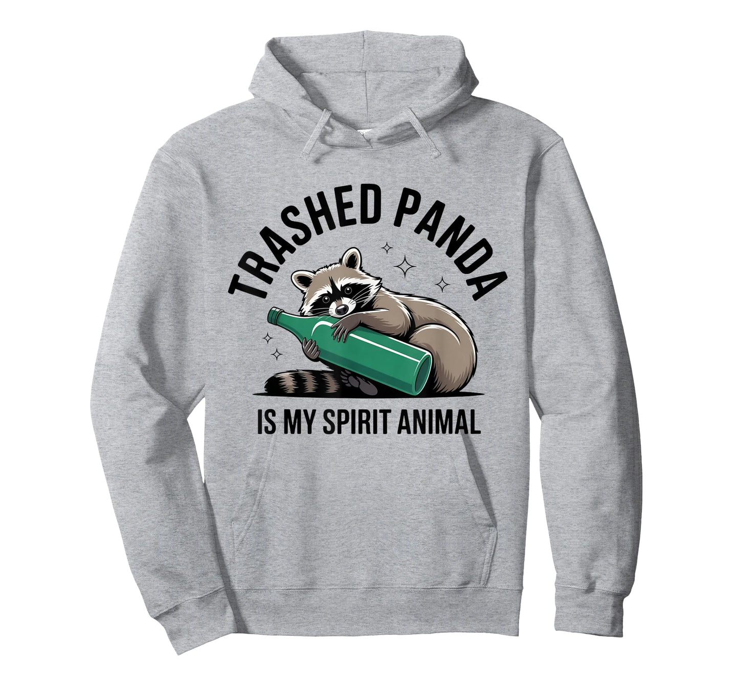 Trashed Panda Spirit Animal Funny Raccoon Meme Humor Vibe T-Shirt