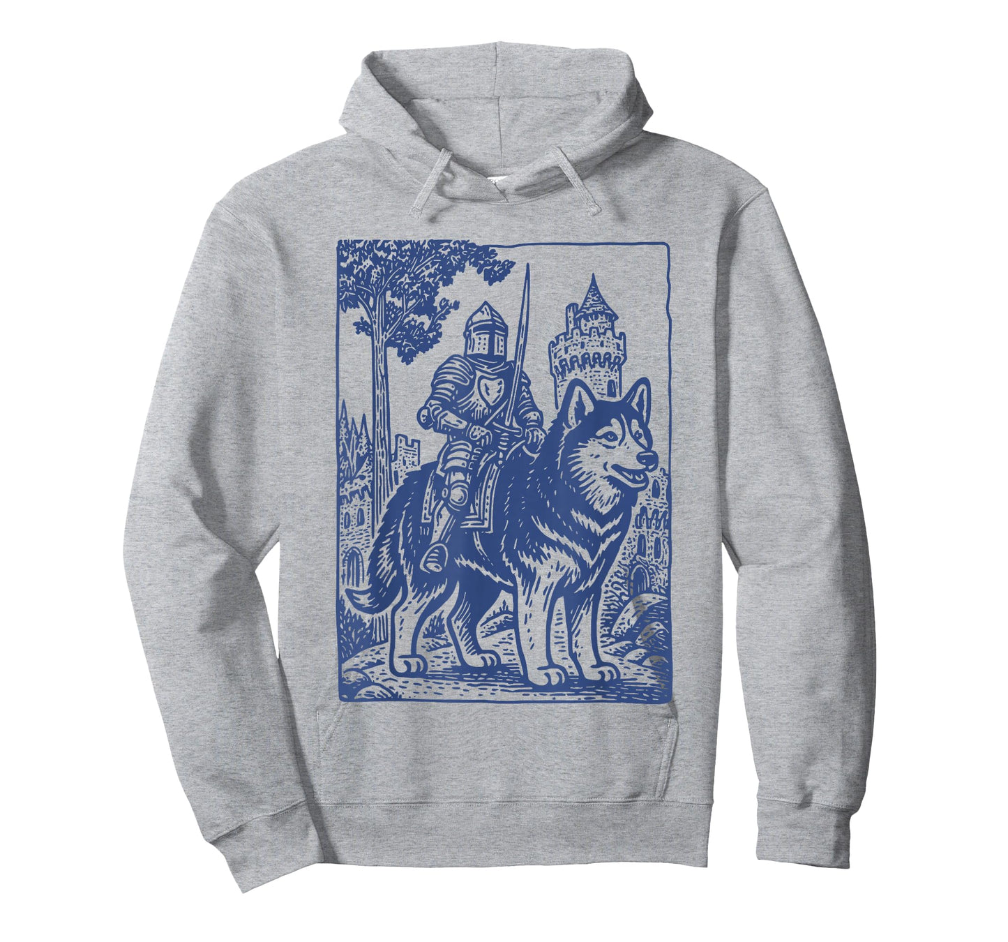 Knight Husky Rider Vintage T-Shirt