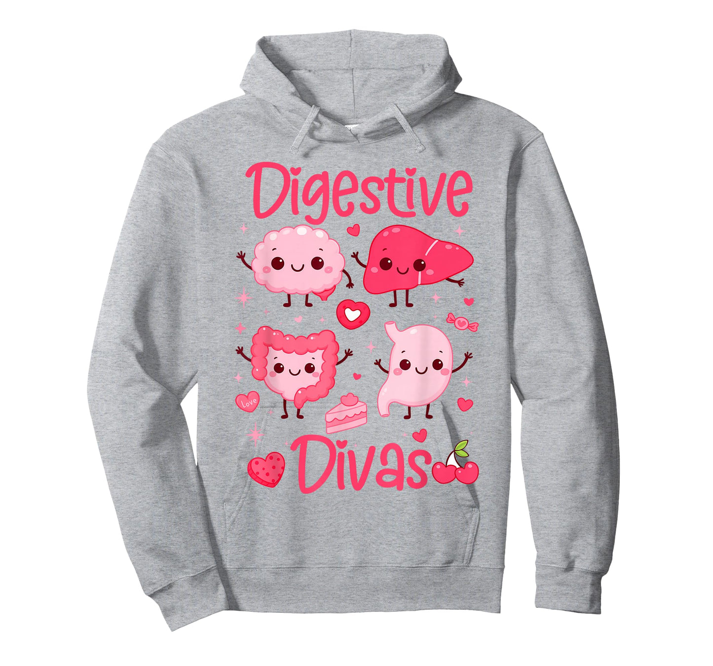 Valentines Gastroenterology GI Nurse Gastro Digestive Divas T-Shirt