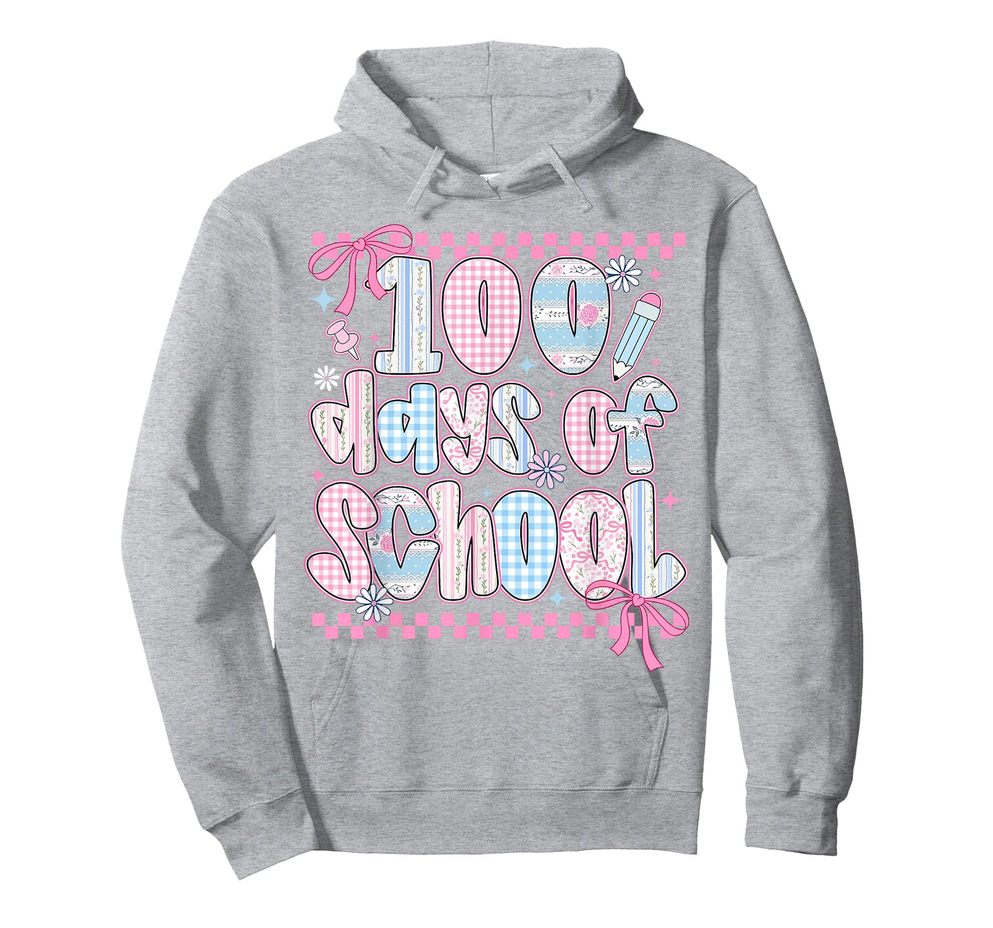 Coquette Happy 100 Days of School Girls 100th Day Teacher T-Shirt