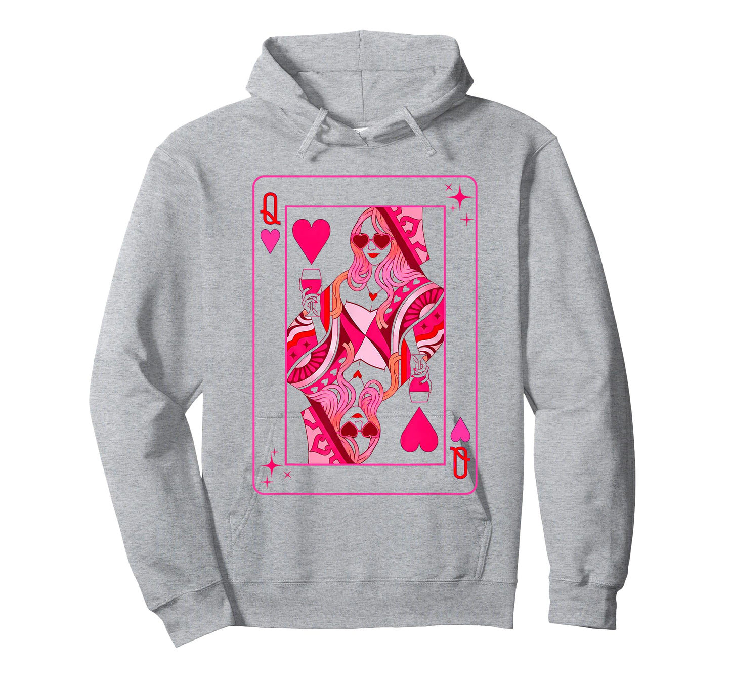 Queen of Hearts Valentine Her Mother Mom Bachelorette Party T-Shirt