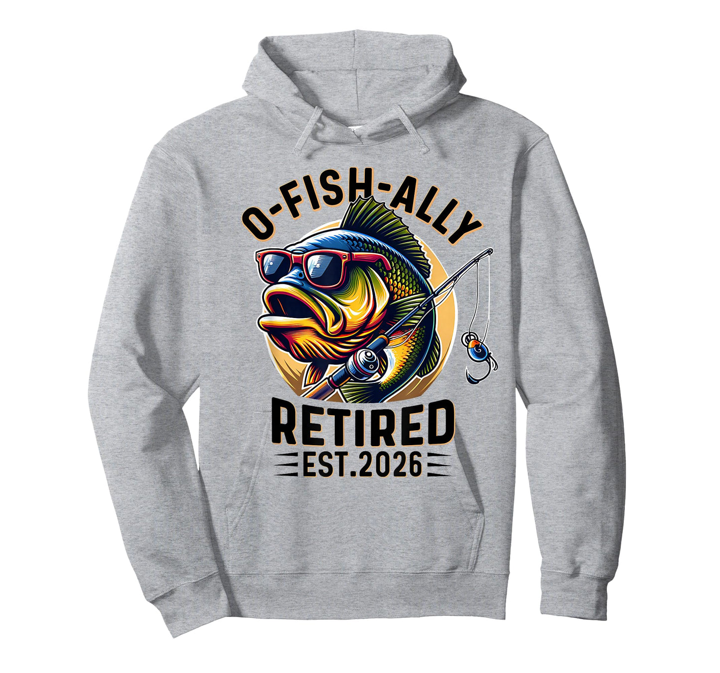 Ofishally Retired 2026 Retirement Men Fisherman Funny T-Shirt