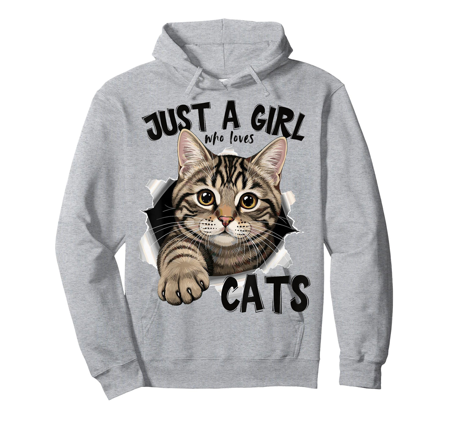 Just a Girl who Loves Cats Women who Rescue Cats and Kittens T-Shirt