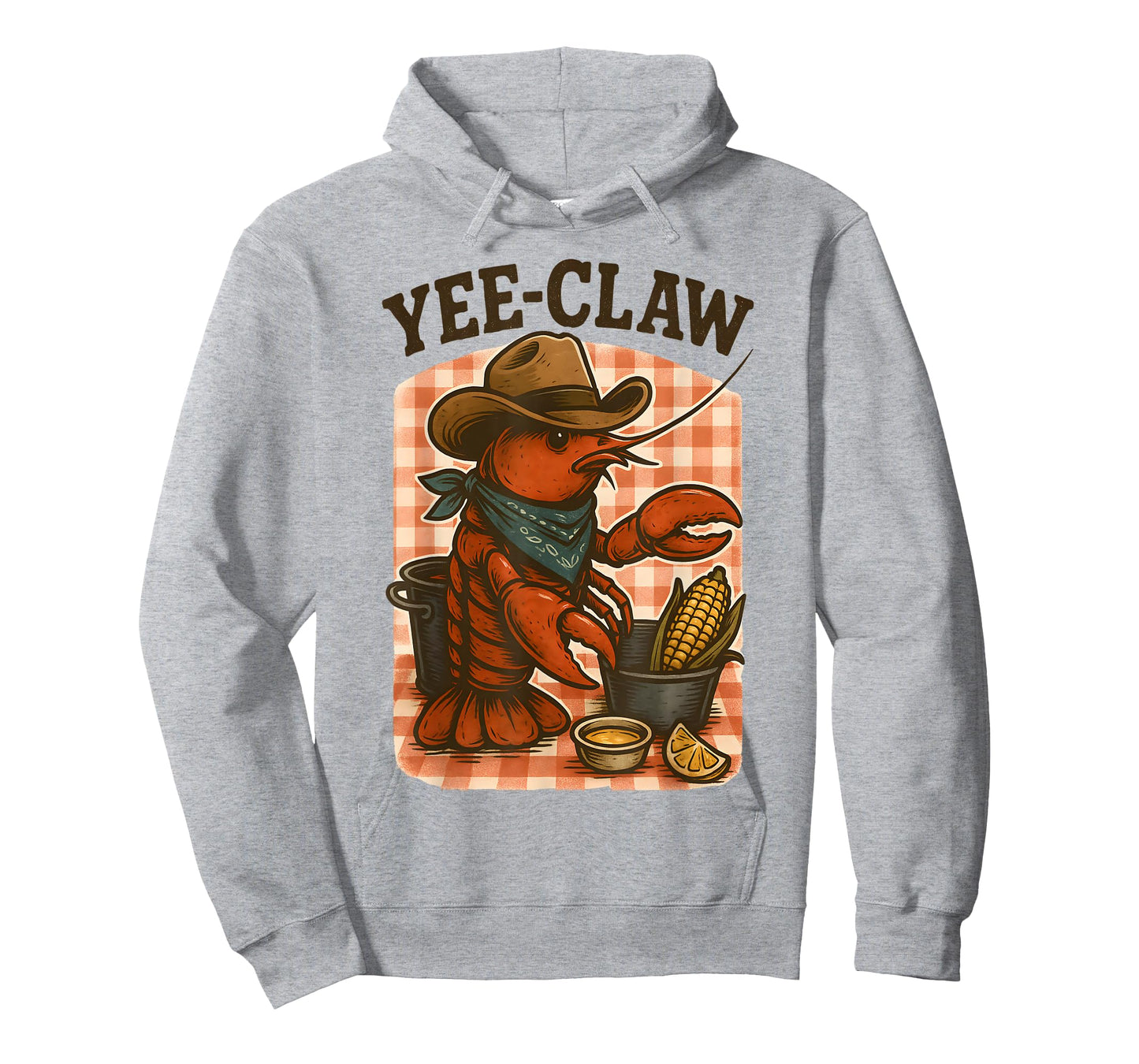 Yee Claw Funny Crawfish Cajun Seafood Party Boys Kids Men T-Shirt