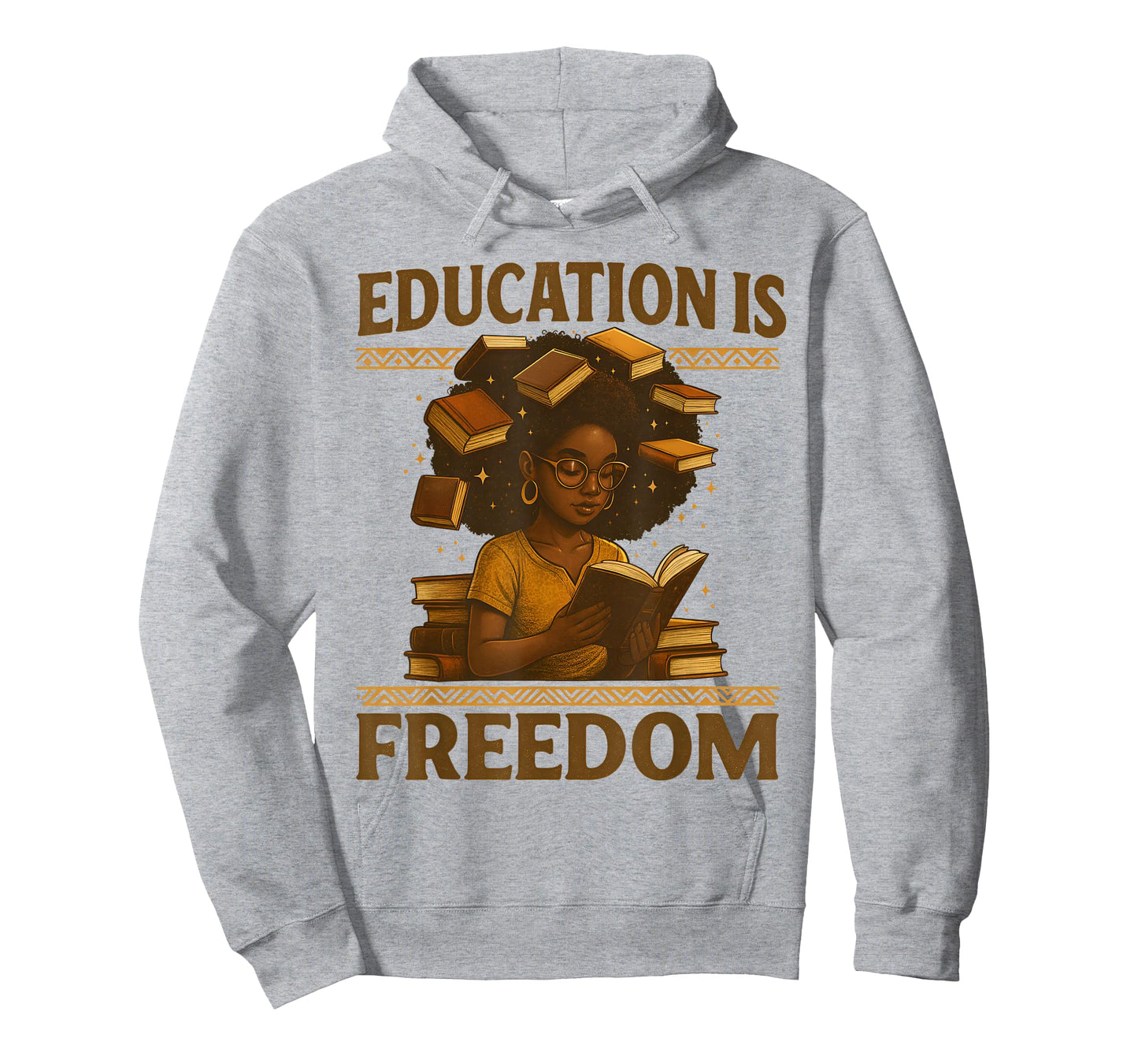 Education is Freedom Black Teacher Books Black History Month T-Shirt
