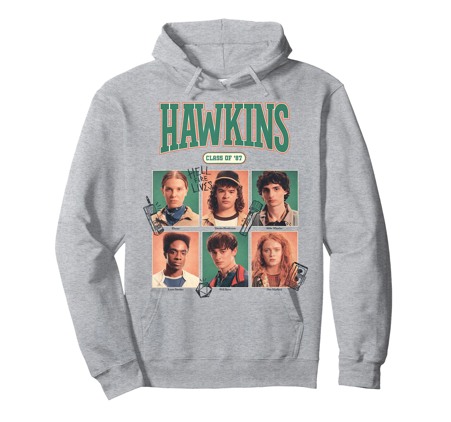 Stranger Things Hawkins Class of 87 Officially Licensed T-Shirt