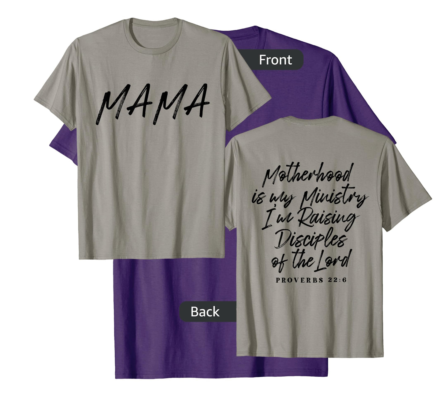 Mama Motherhood Is My Ministry I'm Raising Disciples Of Lord T-Shirt