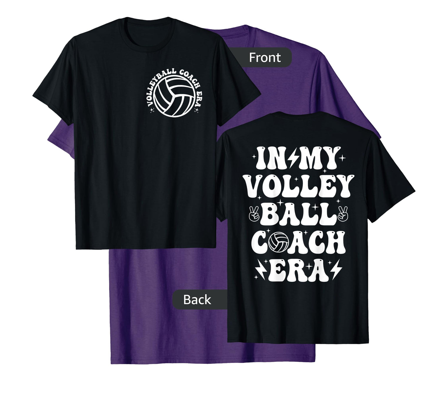 Funny In My Volleyball Coach Era Coach Volleyball Player Dad T-Shirt