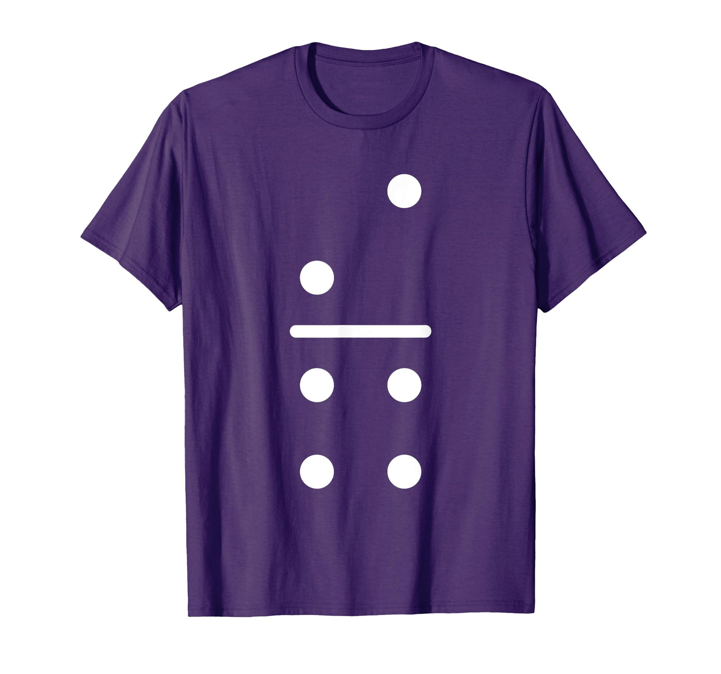 Domino Game 2 4 Dots Matching Halloween Group Costume T-Shirt