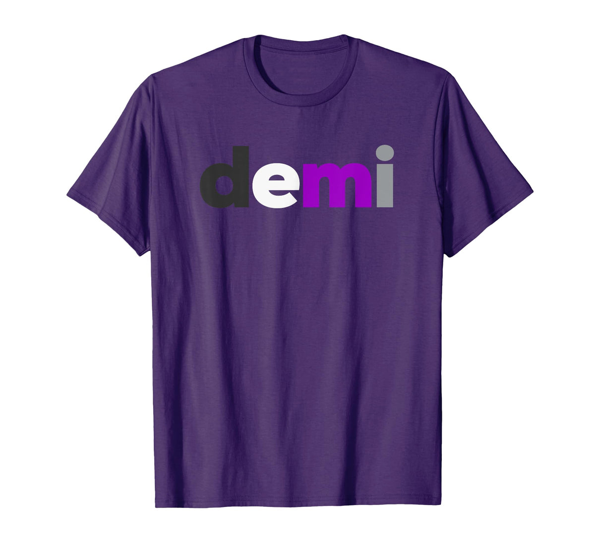 demi Demisexual Pride - Minimalist Demi Sexual - LGBTQ Flag T-Shirt