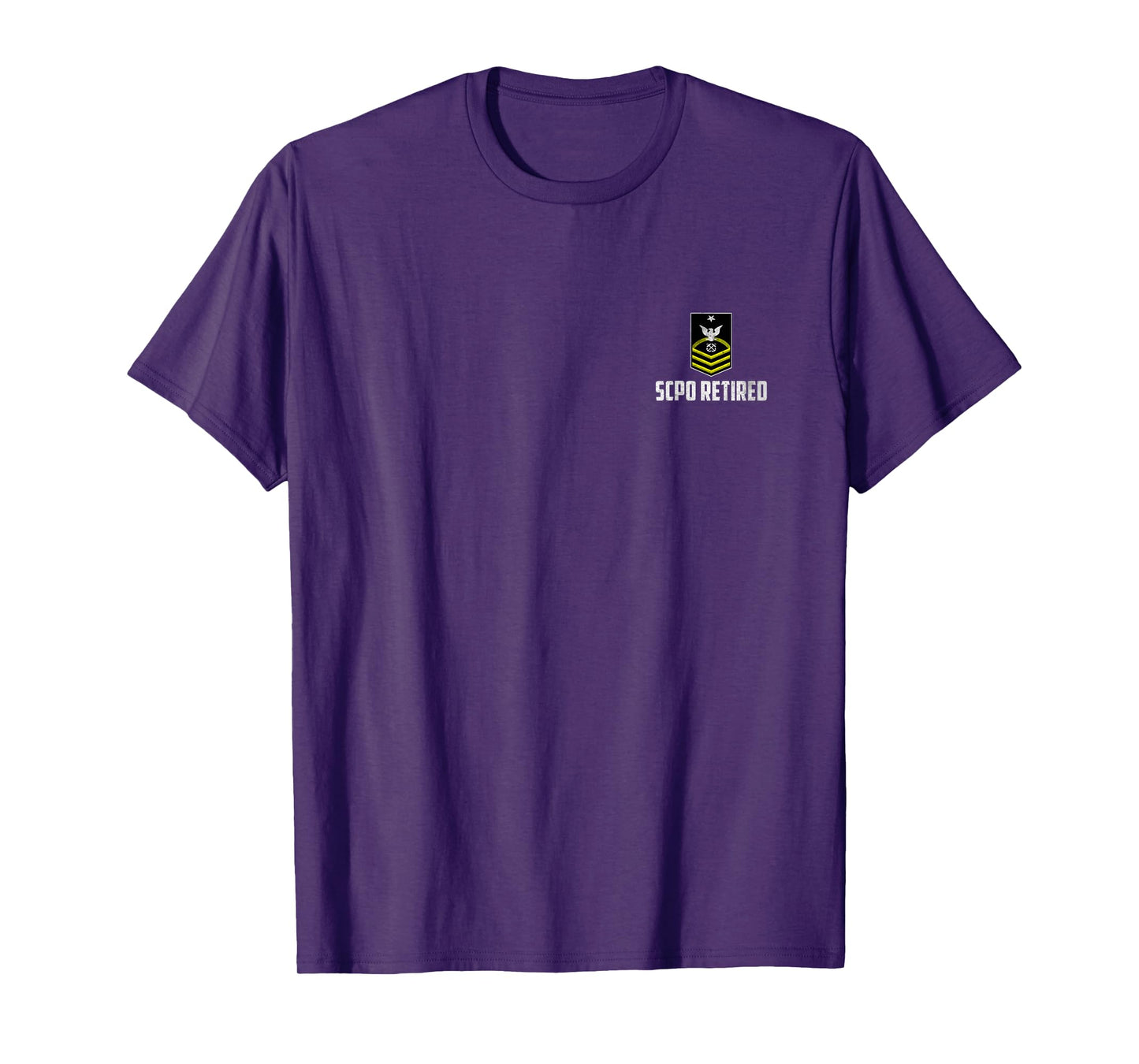 Retired E-8 Senior Chief Petty Officer SCPO Rank Logo Papa T-Shirt