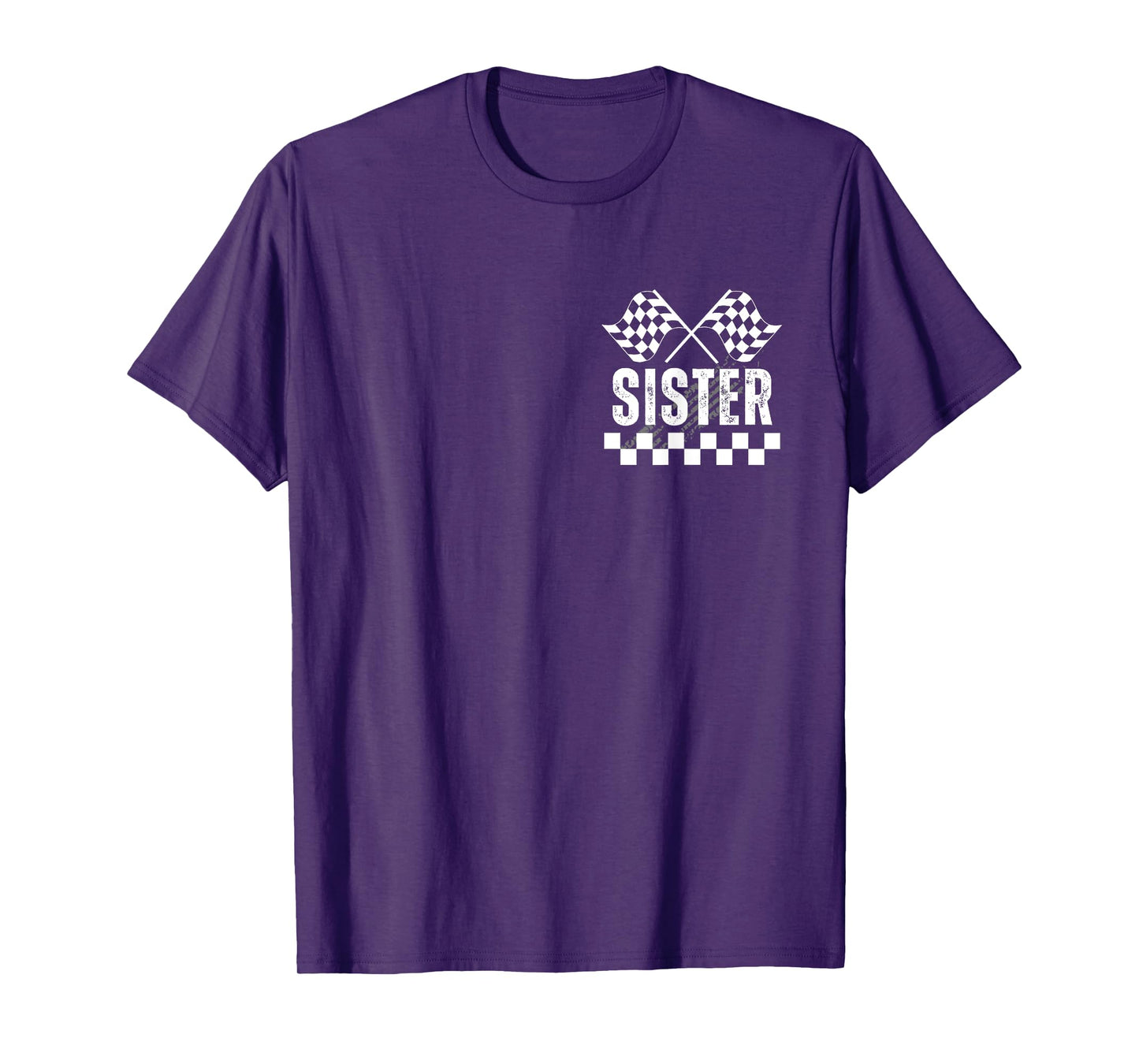 Racing Birthday Party Car Pit Crew Sister Family Matching T-Shirt