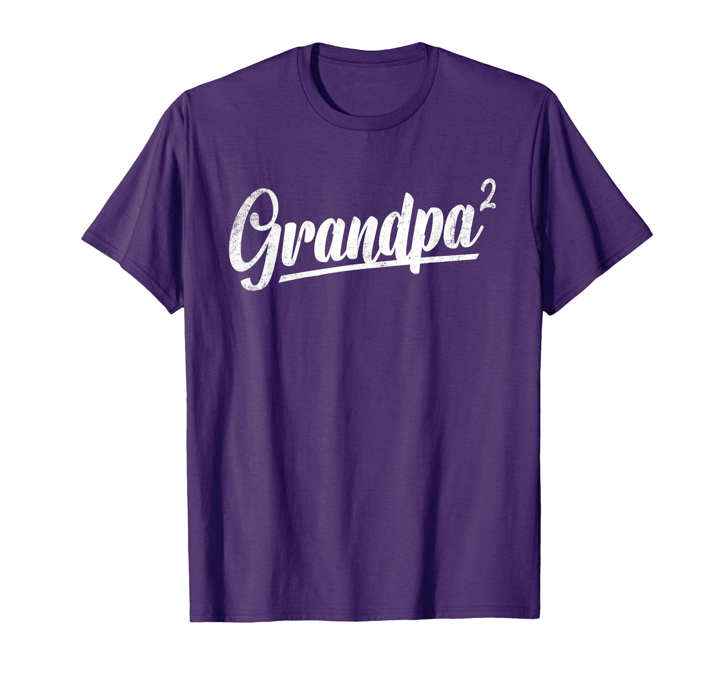 Grandpa Of 2 Two Squared 2 Grandkids Pregnancy Announcement T-Shirt