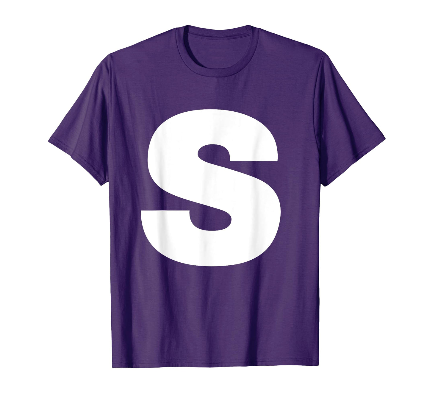 Letter S Capital Alphabet S Monogram Initial Name Birthday T-Shirt