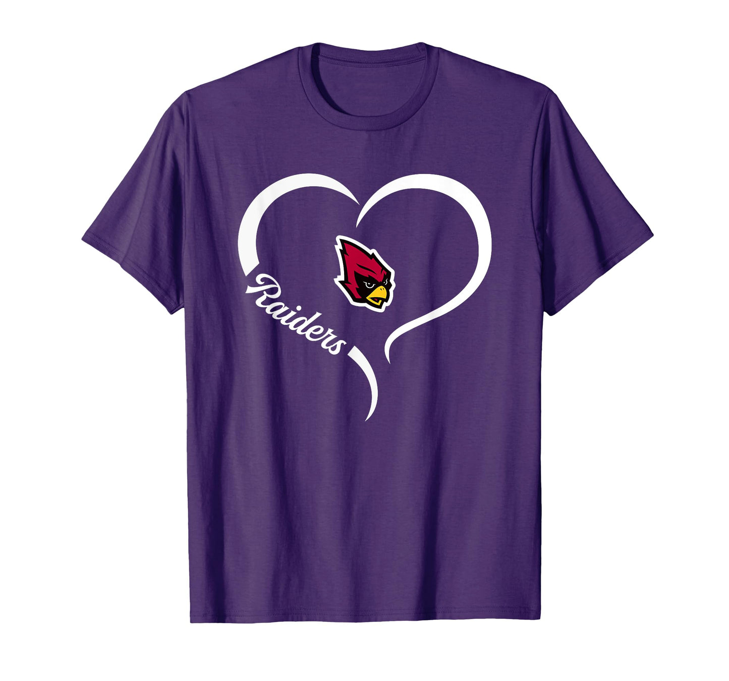 Portland Raiders Logo Half Heart Slogan HS T-Shirt