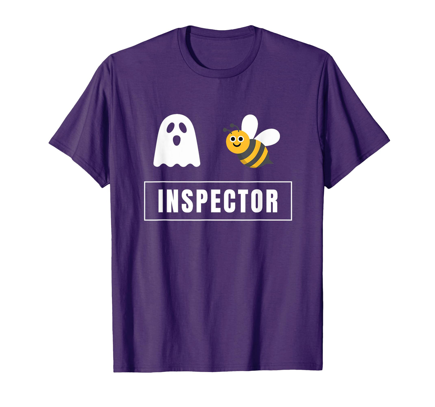 Boo-Bee Inspector Lazy DIY Halloween Costume Funny Ghost T-Shirt