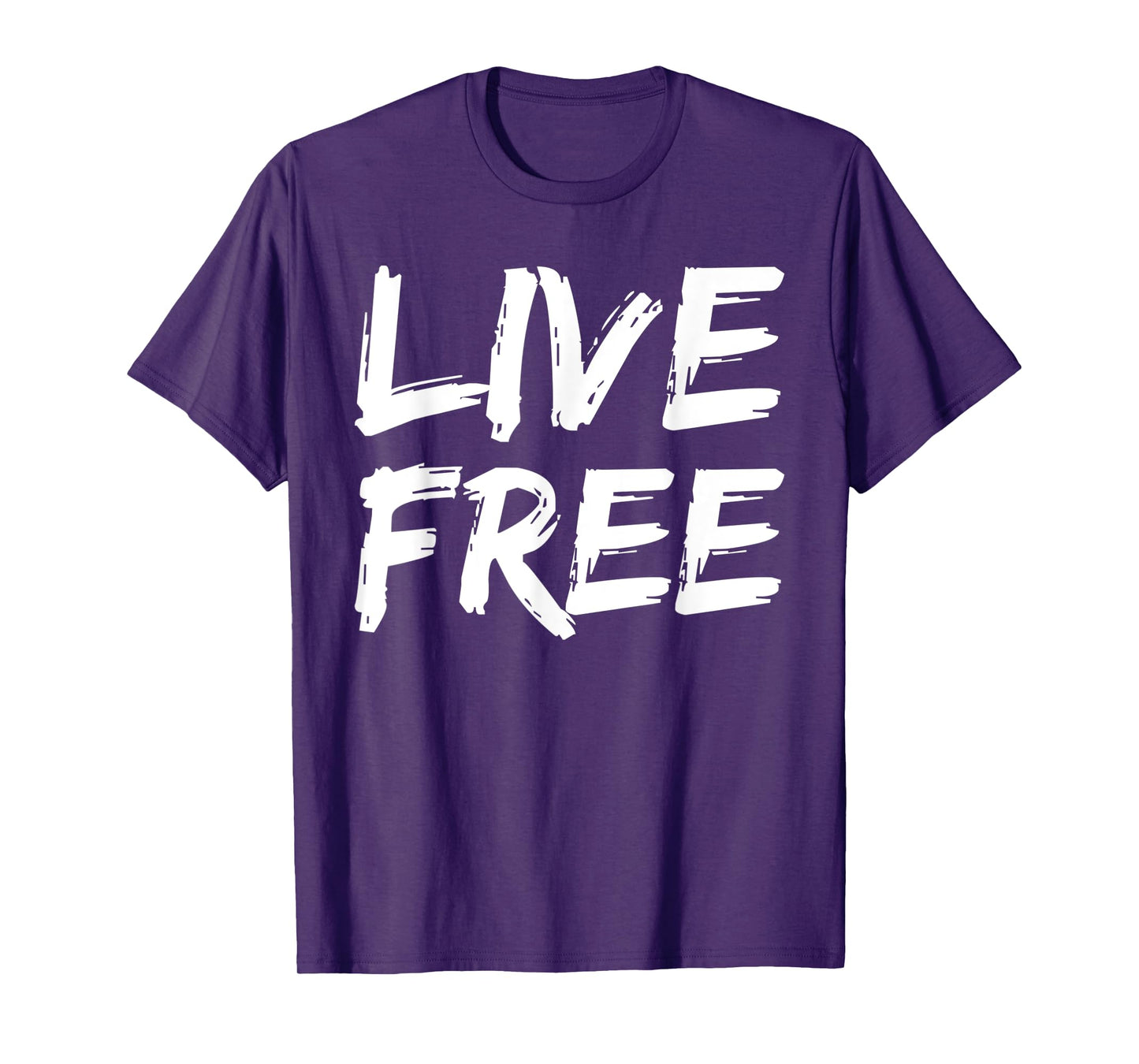Christian Quote for Men Freedom in Christ Saying Live Free T-Shirt