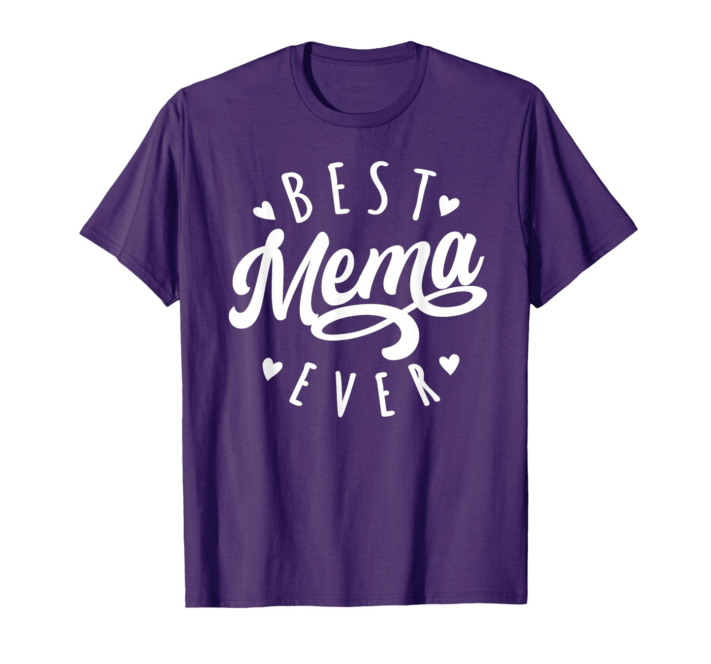 Best Mema Ever - Modern Calligraphy Font Mother's Day Mema T-Shirt