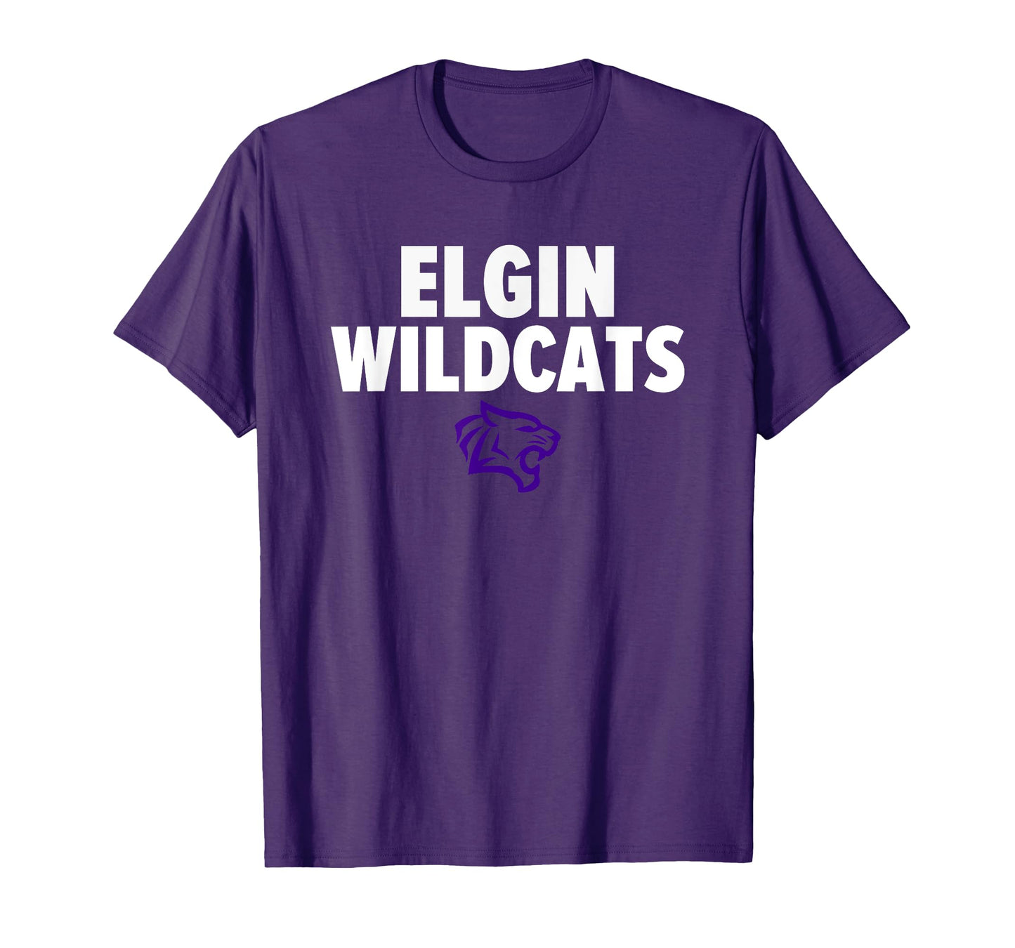 Elgin Wildcats Logo Bold HS T-Shirt