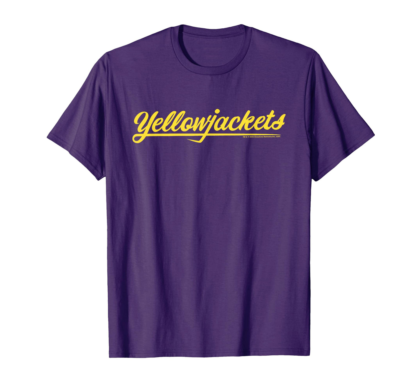 Yellowjackets Yellow Text Logo T-Shirt