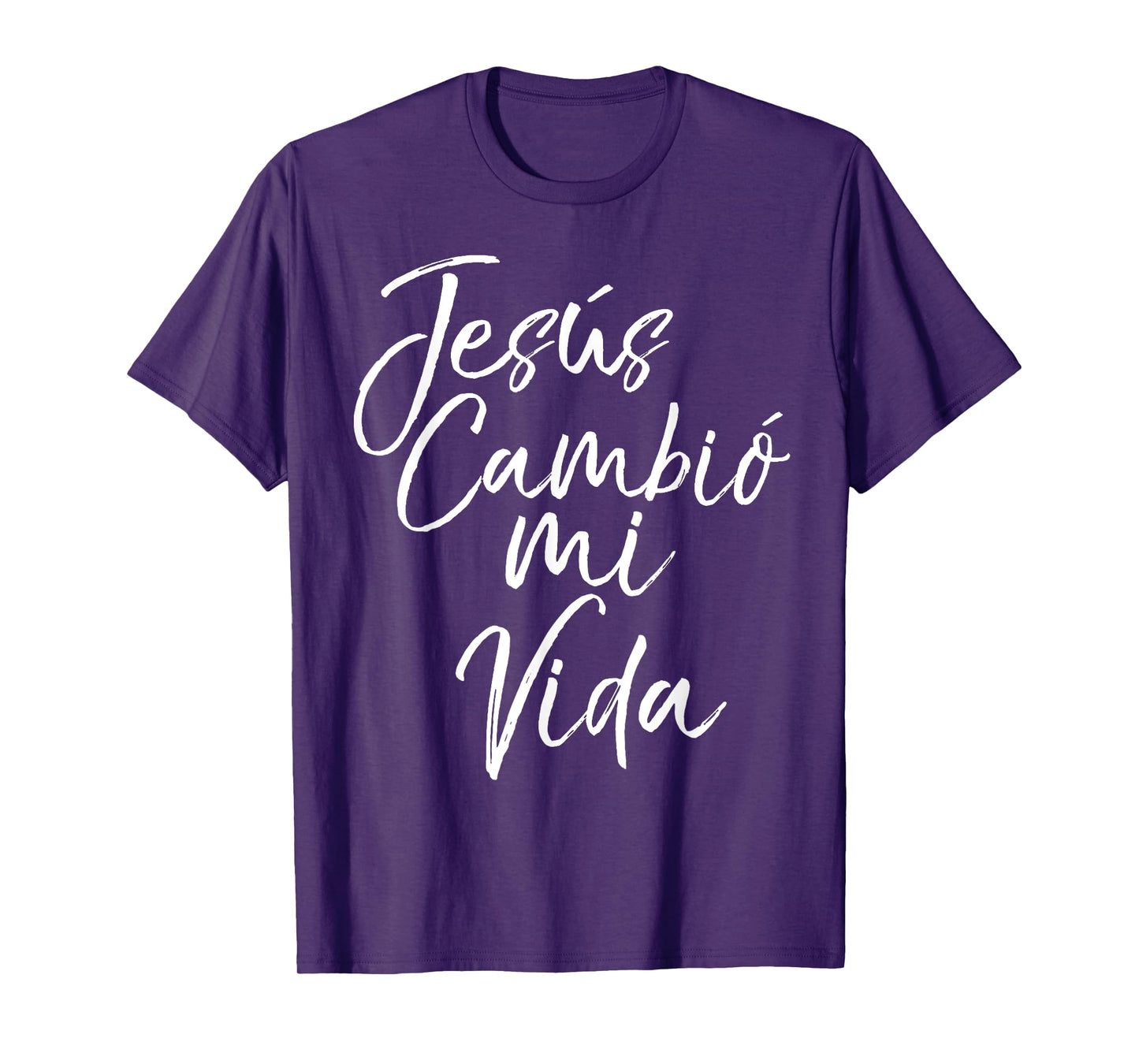 Jesus Cambio Mi Vida Shirt Jesus Changed My Life Espanol Tee T-Shirt