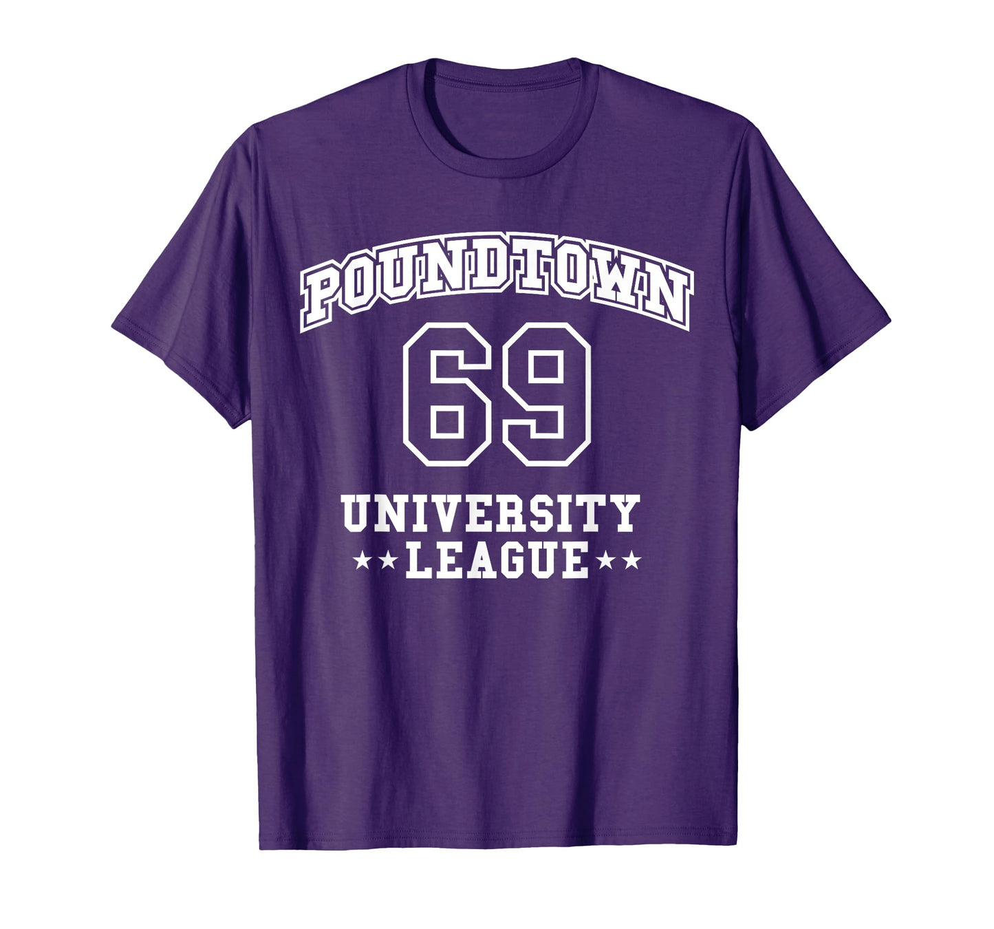 Funny Gym Humor Pound Town University Gym and Lifting Lovers T-Shirt