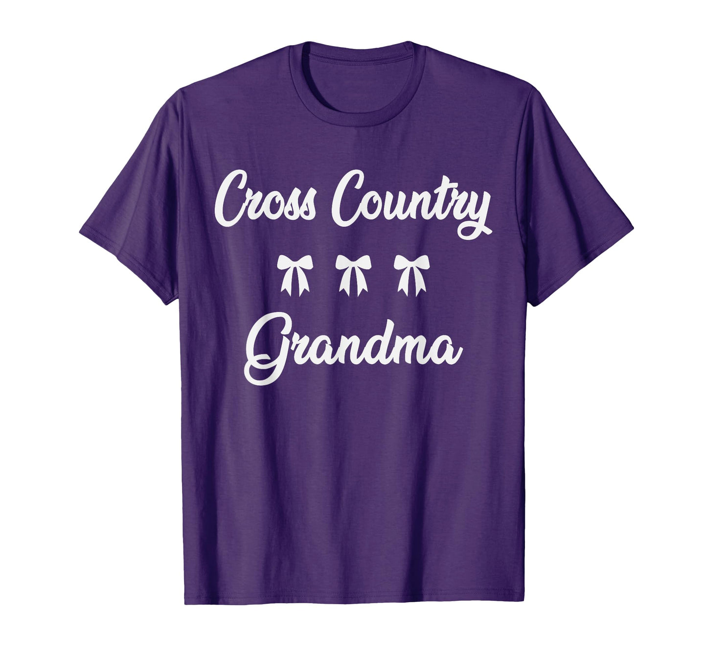 Cross Country Grandma Funny Running XC Stylish Nana Game Day T-Shirt