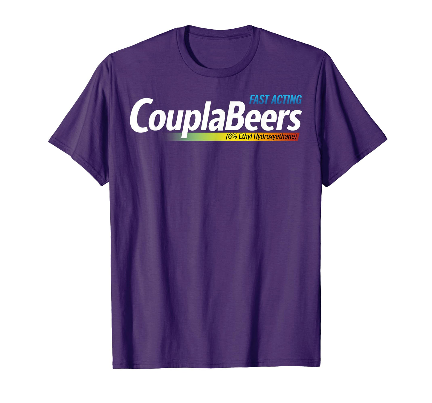 CouplaBeers Couple of Beers Funny Meme Fast Acting T-Shirt