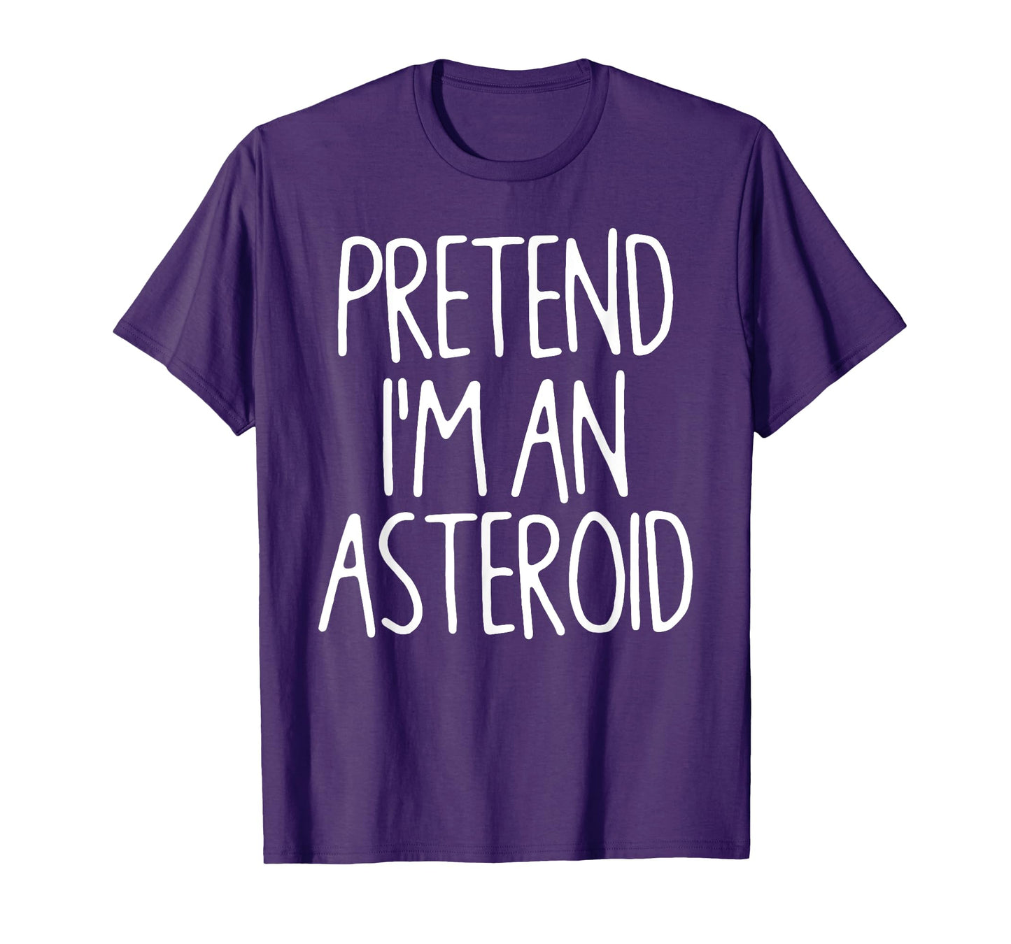 Pretend I'm An Asteroid Matching Lazy Easy Halloween Costume T-Shirt