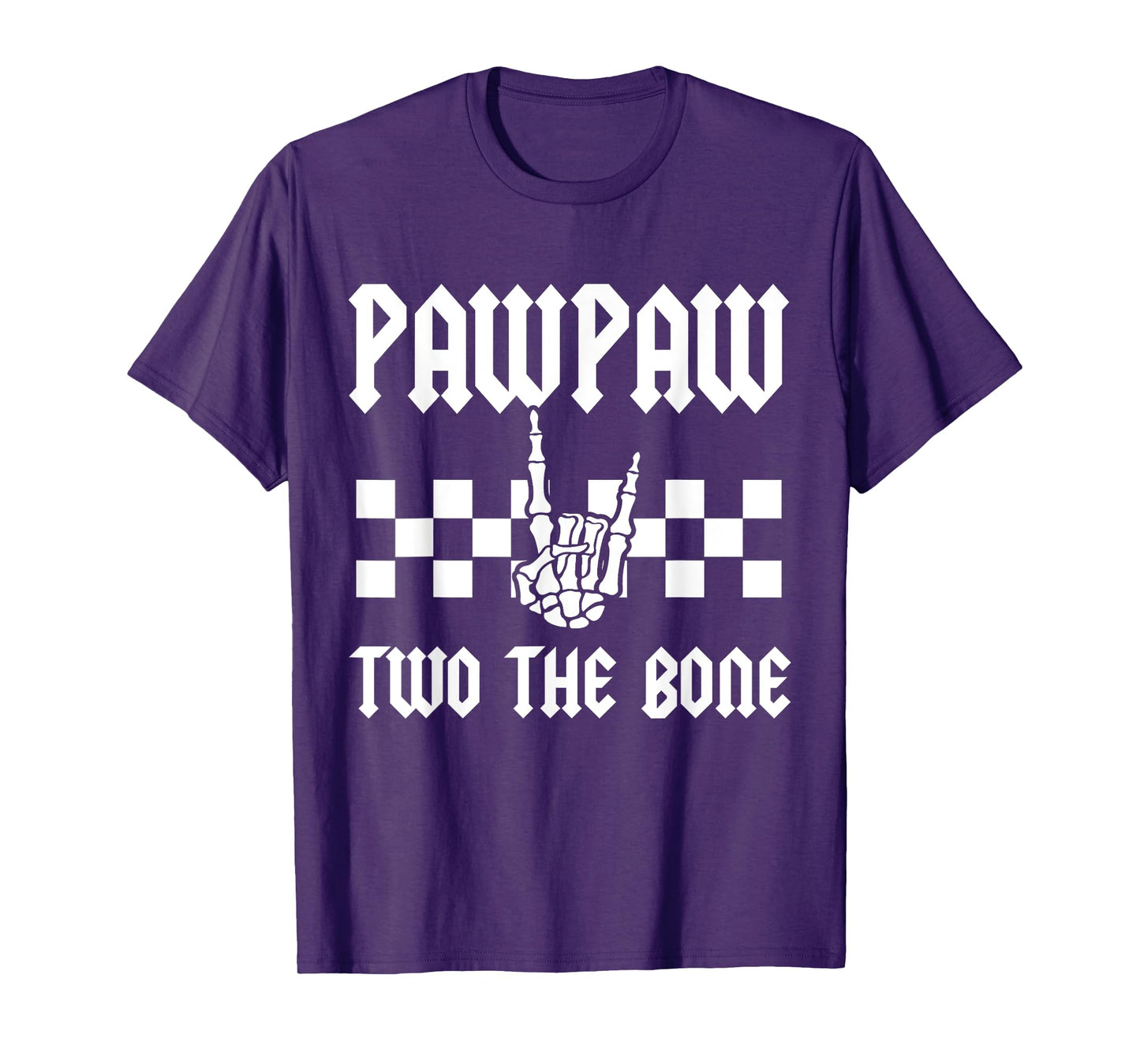 Pawpaw Two The Bone Skeleton Hand 2nd Birthday Boy Girl T-Shirt