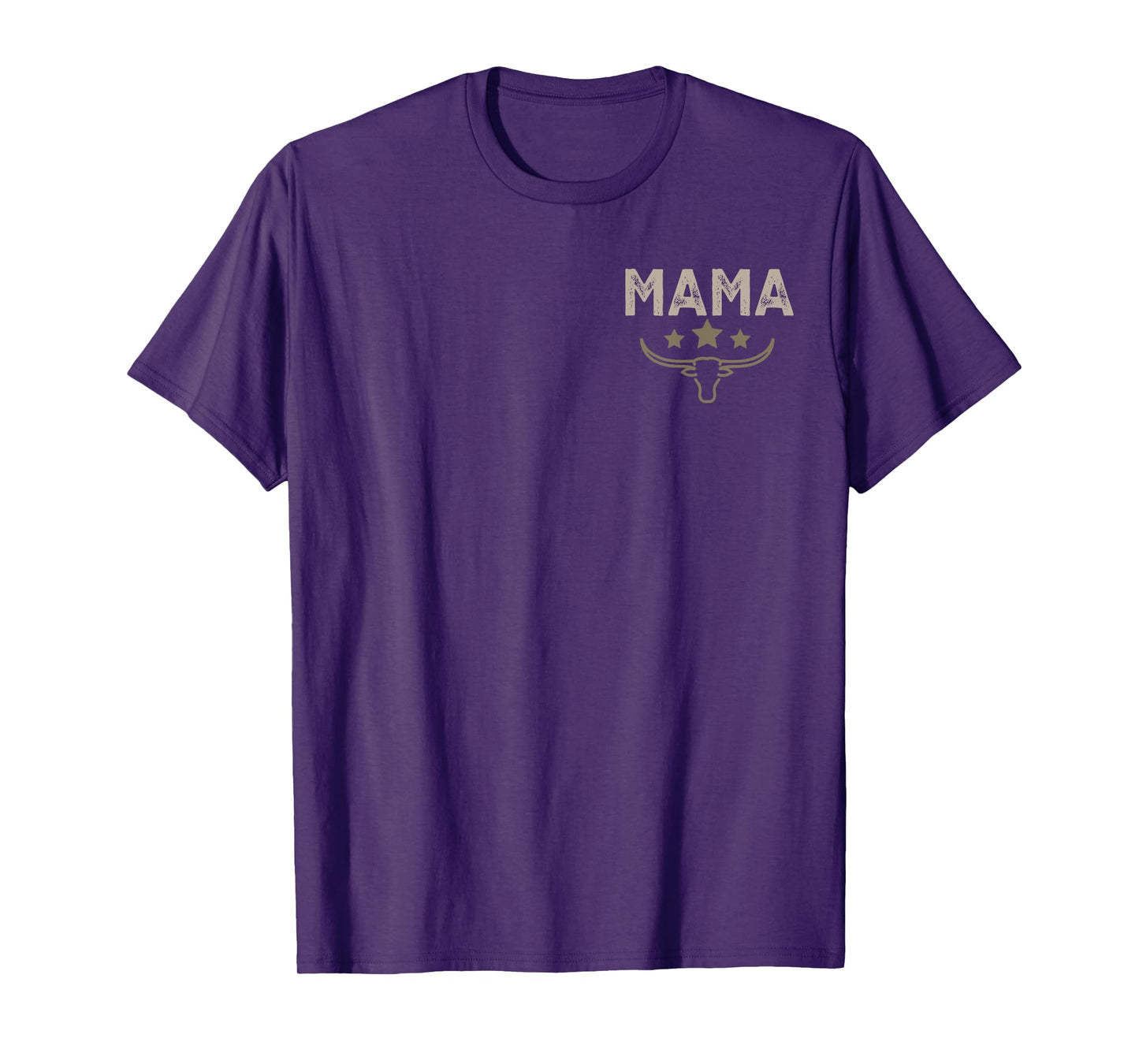 Mama 1st First Birthday Cowboy Western Rodeo Skull Matching T-Shirt