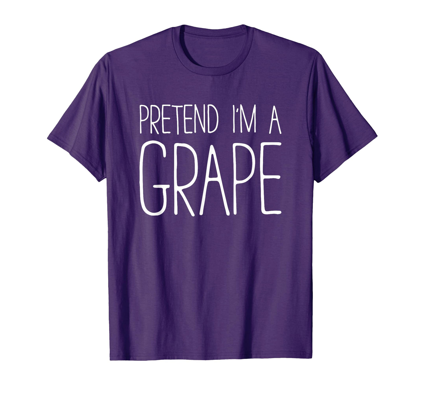 Pretend I'm A Grape Shirt Adult Kids Men Women Costume T-Shirt