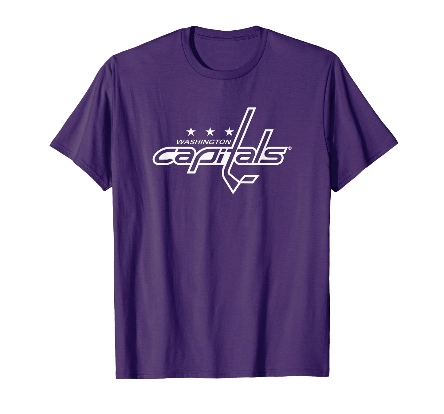 Washington Capitals Two Tone Black NHL Officially Licensed T-Shirt